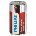Упаковка 3 шт. Батарейки алкалиновые комплект 2 шт, PHILIPS Power Alkaline, C (LR14, 14А), блистер, Б0062687