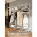Гардеробная система Abelle AB-1835 LUXE белый, металл,213х205х35см