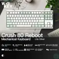 WOBKEY Клавиатура проводная WOBKEY Crush 80 Reboot, Английская раскладка, серебристый, черно-серый