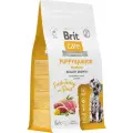 Сухой корм для щенков средних пород Brit Care Dog Puppy&Junior M Healthy Growth, с индейкой и уткой 1,5 кг