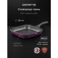 Сковорода гриль Polaris 28 сантиметров, квадратная, литой алюминий ECO collection-28G