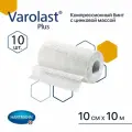 Varolast Plus (Вароласт Плюс) - Компрессионный бинт с цинковой массой, продольно эластичный, 10 см х 10 м, Paul Hartmann, 10 шт.