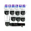 Камера видеонаблюдения Techage, 8 камер, 3 Мп, WiFi, NTSC/PAL