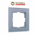 Рамка стеклянная 1 пост WERKEL Favorit WL01-Frame-01 / W0011115 серый
