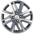 Литой колесный диск Khomen Wheels KHW1609 6x16/4x100 D60.1 ET50 Gray FP