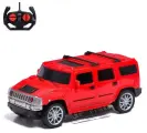 Джип радиоуправляемый «Внедорожник», 1:18, свет, работает от батареек, цвет красный
