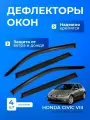 Дефлекторы окон HONDA CIVIC VIII (FC1) (2005-2011) седан / Хонда Цивик Сивик
