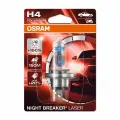 Лампа H4 12V 60/55W p43t, Osram Night Breaker Laser +150% 64193NL-01B, блистер 1шт.
