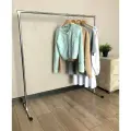 Вешалка напольная - рейл djoker ЕЗ , размер 120*110*40 см, железная, цвет хром