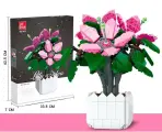 Конструктор Jie Star Цветы азалия в горшке 92363