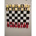 Магнитные шахматы Вертикаль (желтые и красные)