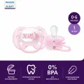Пустышка силиконовая ортодонтическая Philips AVENT ultra soft SCF527/01 0-6 м, 1 шт.