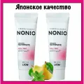 LION Профилактическая Японская зубная паста Nonio для удаления неприятного запаха, аромат фруктов и мяты 130 гр x 2