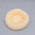 Пушистая лежанка d40 см +-5 см для мелких кошек и собак цвет шампань артикул PNL40