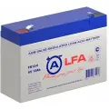 Свинцово-кислотный аккумулятор ALFA BATTERY FB 12-6 (6 В, 12 Ач)