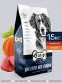 Gina Elite Dog & Puppy Beef & Pumpkin (Китай) 15кг сухой корм для собак и щенков с говядиной и тыквой