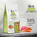 Brit Care Superpremium Cat Indoor с индейкой и лососем для взрослых кошек, Уменьшение запаха 7 кг