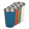Набор одностенных стаканов Klean Kanteen Steel Pint 16oz (473 мл) Partake - 4 шт 1010588
