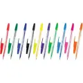 Упаковка 6 шт. Ручки шариковые STAFF C-51, набор 10 шт, ассорти, узел 1 мм, линия письма 0,5 мм, 142818