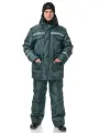 Костюм рабочий мужской утепленный Мастер зима зелёный 112-116 / 182-188 100%п/э (во отделка). спецодежда