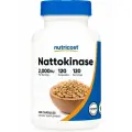Наттокиназа Nutricost 2000FU, 120 капс, поддержка сердца, без ГМО, без глютена