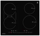 Электрическая варочная панель Monsher MHI 6112 59 см, 4 конфорки стеклокерамика, черный