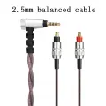 Сменный кабель для наушников Audio Technica ATH-ES750 ES770H ESW990H ESW950 MSR7B SR9 ADX5000 AWAS AWKT WP900 AP2000Ti A2DC, 2.5mm Balanced 112A