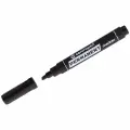 Маркер перманентный Centropen 8576 (1-4,6мм, скошенный наконечник, черный) (8576/01-12), 200шт.