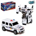 Автоботы Робот «Полицейский джип», трансформируется автоматически при столкновении