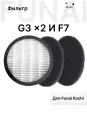 Комплект фильтров для FUNAI KOCHI ( фильтр G3 2 шт + фильтр F7 )