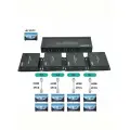 HDMI-2.0 разветвитель/удлинитель (extender), 4 приёмника 2xHDMI, до 60 м, 4K/60Гц (ORIENT HSP0104VE-2.0)