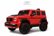 Детский электромобиль RiverToys Z999ZZ с дистанционным управлением, полноприводный, одноместный красный