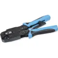 Инструмент обжимной Cabeus HT-2008AR Инструмент обжимной для RJ-45 (8р8с), RJ-11 / 12 (6р6с, 6р4с, 6р2с), 4р4с, 4р2с, профессиональный, с храповым механизмом