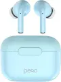Наушники PERO TWS06, Bluetooth, внутриканальные, голубой (PTWS06LB)