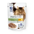 Корм для стерилизованных пожилых кошек Perfect Fit с курицей 75 г (кусочки в соусе)