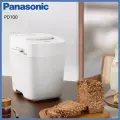 Panasonic Хлебопечка Интеллектуальная функция замешивания теста , автоматическое добавление фруктовых ингредиентов и функция дрожжей PD100 340 Вт, вес выпечки 600 г, программ 24