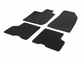 Коврики в салон автомобиля AutoFlex Standard для Renault Duster II поколение (передний и полный привод) 2021-н. в, черный, с крепежом, 4 части, 6470103