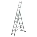 Лестница алюминиевая трехсекционная 474 см STARTUL Pro (ST9944-08)