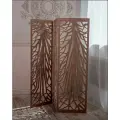 Ширма декоративная перегородка для комнаты коричневая 148см-150 см