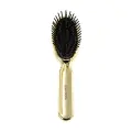 KOH-i-NOOR Щетка массажная для волос, овальная средняя, цвет золотой металлик - модель 7109G SPAZZOLA PNEUMATICA - Metalli - Gold