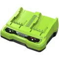 Быстрое зарядное устройство для 2-х аккумуляторов 40V GreenWorks 2938807