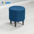 Пуфик Salotti нико рогожка Шифт синий