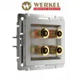 Телекоммуникационная розетка Werkel WL09-AUDIOx4