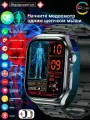 Умные часы с AMOLED-экраном: Мониторинг давления и сахара в крови + Фитнес-трекер, Для спорта и здоровья (муж/жен)