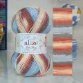 Пряжа BABY BEST BATIK (Alize), св. гол/сер/терр - 7922, 10% бамбук, 90% акрил антипиллинг, 5 мотков, 100 г, 240 м.