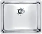 Мойка кухонная Alveus Kombino 50 металлическая, 54x44, квадратная, встраиваемая снизу, матовая