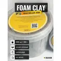 Глина Foam Clay самозатвердевающая / серый цвет, 1000 мл / для косплея, лепки