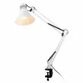 Светильник настольный для школьника поворотный на струбцине 40Вт E27 белый ЭРА без лампочки (C0041455, N-121-E27-40W-W)