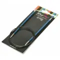 47159 Knit Pro Спицы круговые Zing 4мм/100см, алюминий