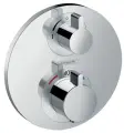 Смеситель для душа Hansgrohe Ecostat S 15757000 с термостатом Хром латунь встраиваемый Германия